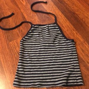 Striped Brandy Melville Tie Halter